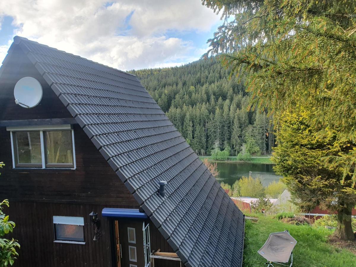 Haus Adler - Komplettes Ferienhaus Am Badesee Erzgrube Eksteriør bilde
