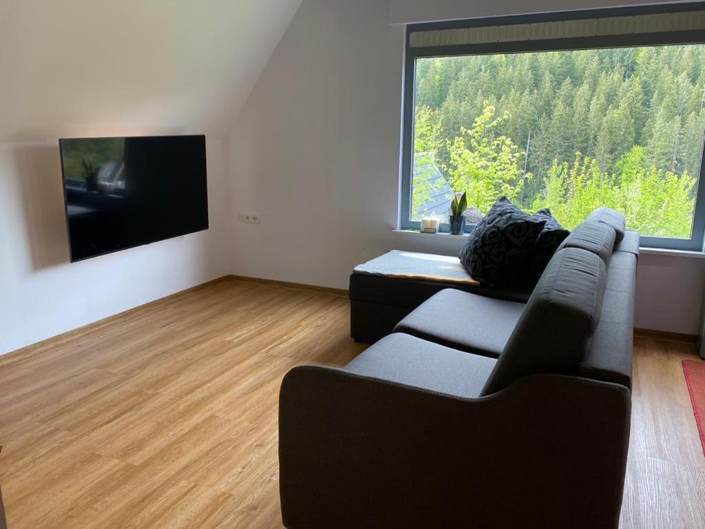 Haus Adler - Komplettes Ferienhaus Am Badesee Erzgrube Eksteriør bilde