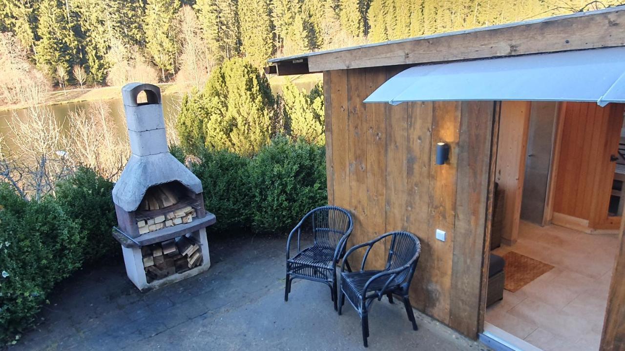 Haus Adler - Komplettes Ferienhaus Am Badesee Erzgrube Eksteriør bilde